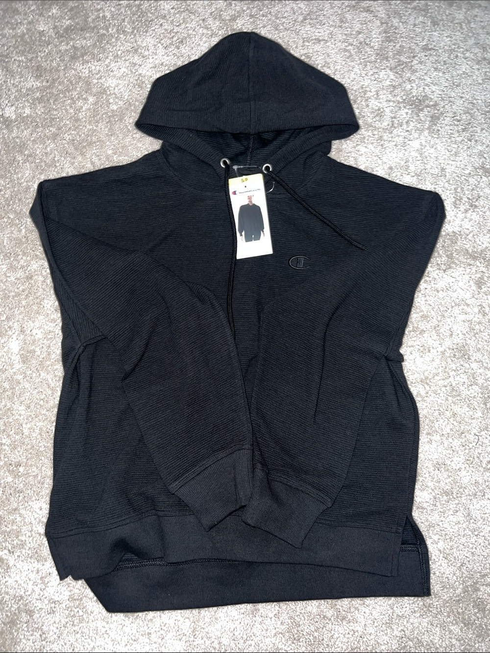 Champion Black Hooded woman’s Sweater